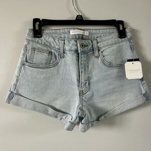 Altar'd State Sky Blue Jean Shorts